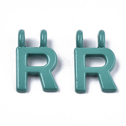 Pendenti con collegamento a 2 anello in lega verniciati a spruzzo&nbsp;X-PALLOY-T075-48R-RS
