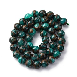 Clinquant Steinperlen aus synthetischem Gold&nbsp;G-G026-R-8mm-3