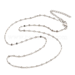 Collane con catene in ottone per donna&nbsp;NJEW-D302-23P