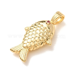 Colgante micropavé cubic zirconia de latón&nbsp;CU-CBA2F11-23G-A