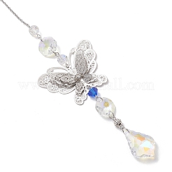 Hängende Sonnenfänger in Tropfenform aus Glas&nbsp;HJEW-JM04755-01