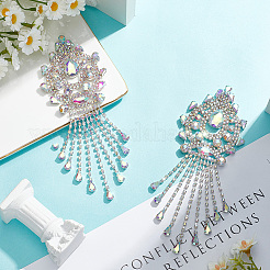Glas Strass Quaste Cabochons&nbsp;FIND-WH20008-30B