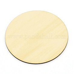 Targhe pietre miliari di fiori in legno naturale&nbsp;WOOD-WH0026-01E