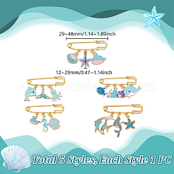 5 broche en laiton&nbsp;JEWB-GA00003