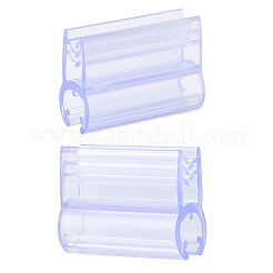 30 pince mémo en plastique PVC&nbsp;AJEW-CP0011-38
