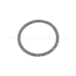 Pulseras de cadenas retorcidas de acero inoxidable 304&nbsp;BJEW-OY001-05P