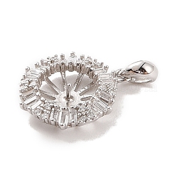 925 Sterling Silber Stiftschlaufenanhänger&nbsp;STER-B003-10P