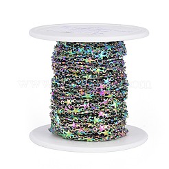 Catene a maglie in acciaio inossidabile 304 fatte a mano con placcatura ionica (ip)&nbsp;STAS-G038-19M