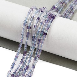 Fluorit natürlichen bunten Perlen Stränge&nbsp;G-H042-B06-01