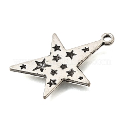 Tibetischer stil Aluminium Anhänger & Charms&nbsp;AL-CBA991B-02AS
