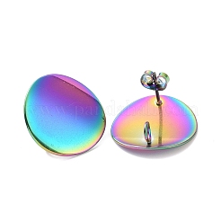 Boucles d'oreilles à tige en acier inoxydable 304&nbsp;LS-STAS-Q231-06M