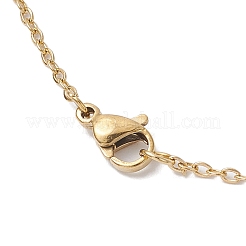 Colliers pendentifs en perles de verre et perles de verre pour femmes&nbsp;NJEW-MZ00106-03