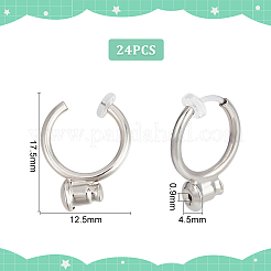 12 paio di orecchini a clip in ottone e resina&nbsp;FIND-UN0002-42