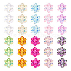 150 pz 10 colori perline di vetro placcato&nbsp;EGLA-TA0013-65