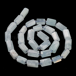 Natürliche Aquamarin Perlen Stränge&nbsp;G-M403-B22