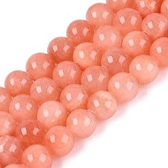 Naturali tinti di giada gialla filoni gemma tallone&nbsp;G-R271-6mm-Y31