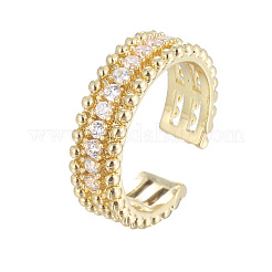 Polsini aperti in ottone con micro pavé di zirconi&nbsp;WG3C068-01