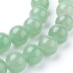 Chapelets de perles en aventurine vert naturel&nbsp;X-G-G099-12mm-17