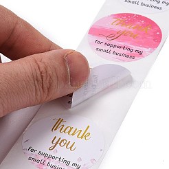 Flaches rundes papier danke aufkleber&nbsp;LS-DIY-C042-06