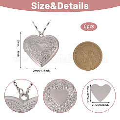DIY-Sets zur Herstellung von Herzketten&nbsp;DIY-CA0006-76