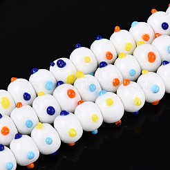 Perline irregolari fatte a mano in lampwork&nbsp;LAMP-ZX003-07-01