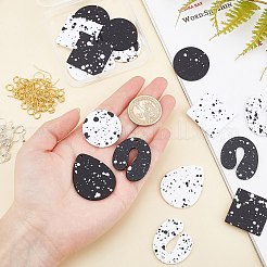 Kit de fabrication de grandes boucles d'oreilles pendantes DIY&nbsp;DIY-OC0007-94