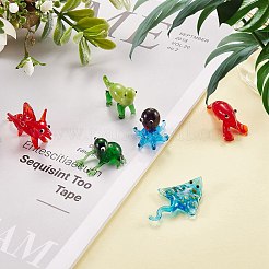 6 pz 6 decorazioni fatte a mano per display a lume di candela&nbsp;AJEW-SZ0002-30