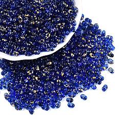Perline di vetro dipinte a spruzzo picasso&nbsp;SEED-T006-04-10