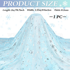 2 m Polyester-Schneeflocken-Maschengewebe&nbsp;DIY-WH0622-386A