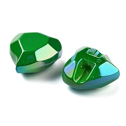 Abalorios europeos uv chapado de acrílico&nbsp;OACR-S142-06B