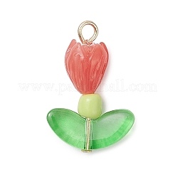 12 pendentif en corail synthétique teinté de 4 couleurs&nbsp;PALLOY-JF04544