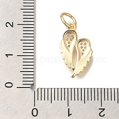 Colgante micropavé cubic zirconia de latón&nbsp;KK-Q001-06G