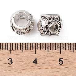 Tibetische Stil Legierung Großlochperlen&nbsp;FIND-C060-013AS