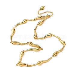 Colliers à maillons en acier inoxydable 304 pour femmes&nbsp;NJEW-G178-01G-02
