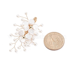 Broches de perlas de concha&nbsp;JEWB-BR00067