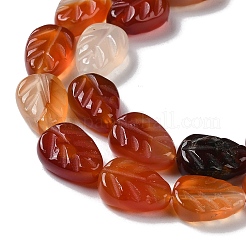 Fili di perline agata rosso naturale&nbsp;G-M418-A05-01