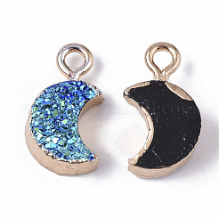 Ciondoli di resina druzy&nbsp;RESI-S383-007-B01