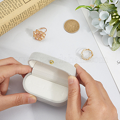1 caja rectangular de terciopelo para anillos de pareja&nbsp;CON-BBC0001-20C
