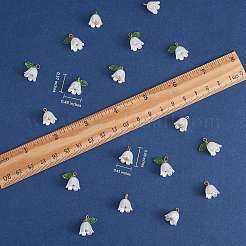 40 Stück Maiglöckchen-Anhänger aus Kunststoff.&nbsp;JX634A