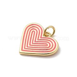 Pendentifs d'émail en laiton &nbsp;KK-P338-41G-02