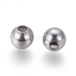 Anlaufgeschützte Perlen aus Edelstahl 304&nbsp;STAS-I021-8mm