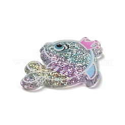 Cabochon di plastica acrilica colorata&nbsp;OACR-R269-07G