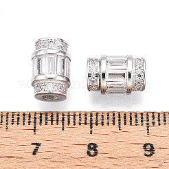 925 Sterling Silber klare Zirkonia europäischen Verschluss&nbsp;STER-T007-144P