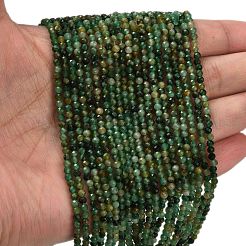 Natürliche afrikanische Jade Perlen Stränge&nbsp;G-H321-A03-03
