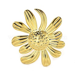 Verstellbarer Fingerring aus 304 Edelstahl für Damen&nbsp;RJEW-H216-03G