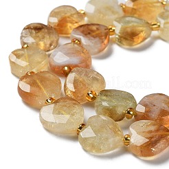 Fili di perle di citrino naturale riscaldate&nbsp;G-B044-B10-01