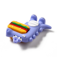 Dinosaurier mit PVC-Anhängern in Hamburgerform&nbsp;LS-KY-E012-03C