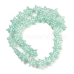 Chapelets de perles vernissées manuelles&nbsp;LAMP-I027-09C