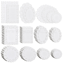 800 Stück 8 Stile Spitzenpapier Pergamentpapier&nbsp;AJEW-TW0001-14