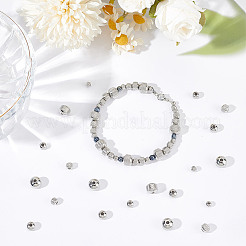 80 Stück 8 Stile 304 Edelstahlperle&nbsp;STAS-AR0002-04